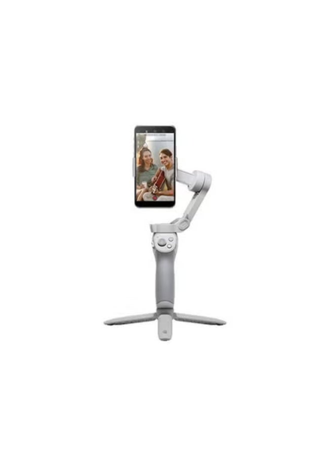 Dji World منصة جوال دجيانج السحابية OM4SE مثبت فيديو بلوق قابل للطي مع امتصاص الصدمات - أبيض - Image 1