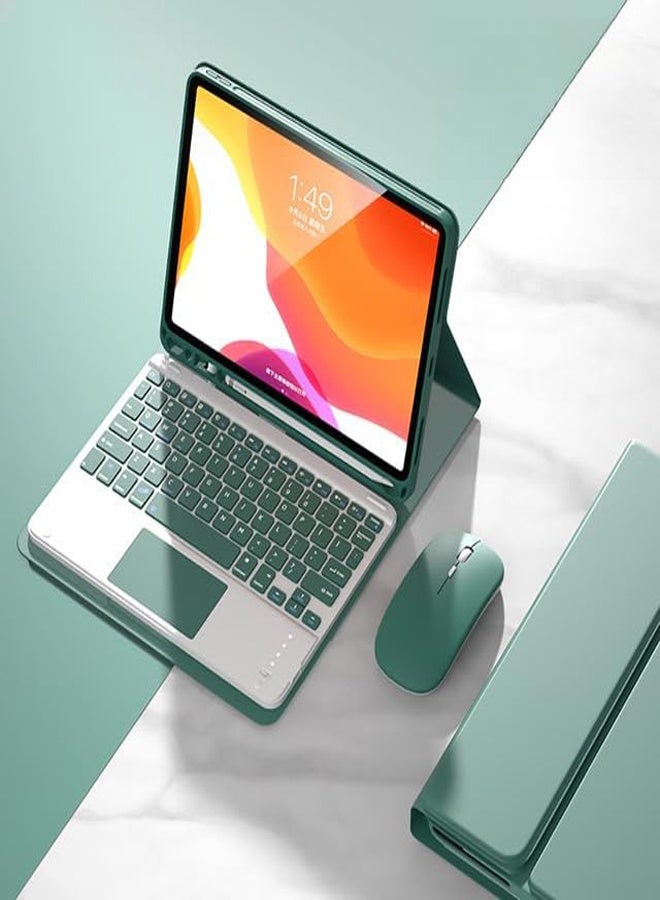 Touched Keyboard Case Compatible with IPad 11th Generation A16 11 Inch 2025 Cover with Wireless Removable Bluetooth Keyboard Mouse and Protective Case with Pen Slot - Image 1
