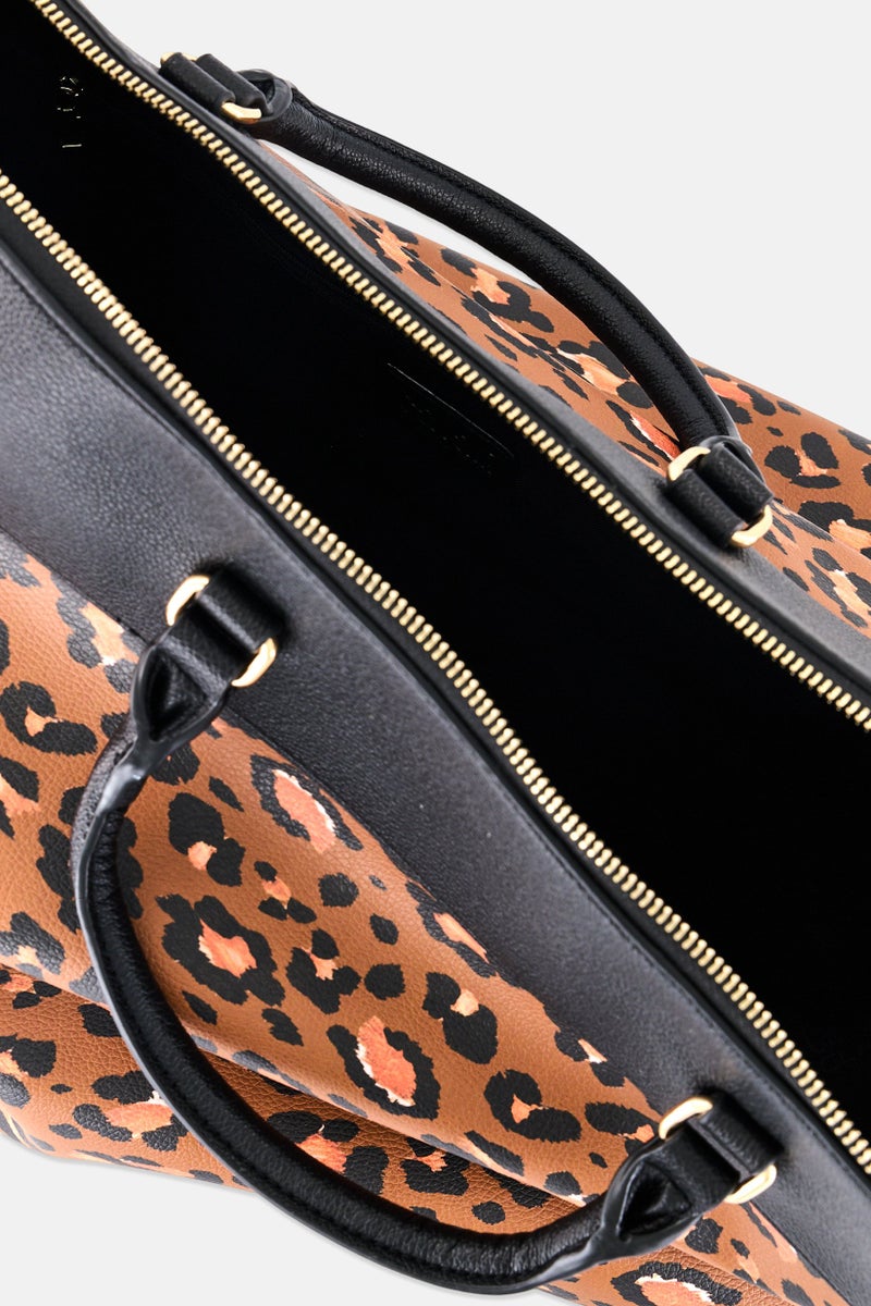 Cavalli Class Women Animal Print Tote Bag, Multicolor - Image 3