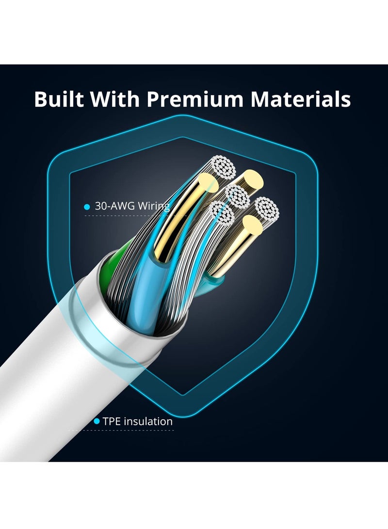 AMROAH 1M 30W Data USB C to Lightning Cable Fast Charging, Power Delivery iPhone Charging Cable Type C Nylon Braided Cord Compatible iPhone 14 13 12 11 10 X Xs Pro Max iPad - Image 5
