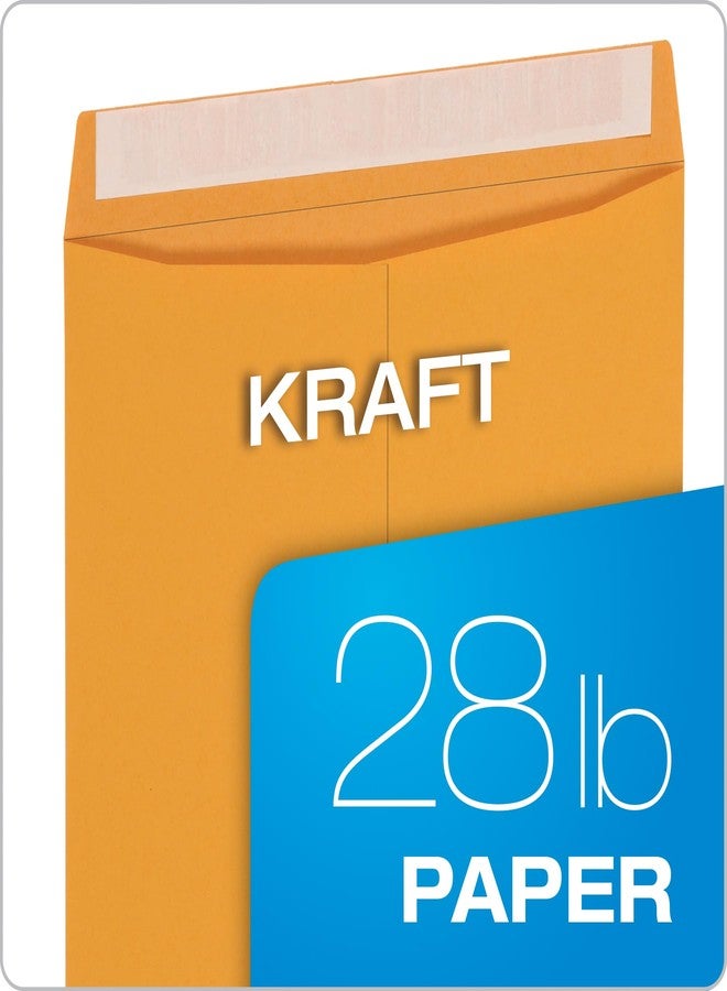 Columbian 9 x 12 Catalog Envelopes with Self Seal Closure, 28 lb Brown Kraft, for Mailing Flat Letter Size Documents or Photos, 30 Per Pack (COLO401) - Image 5