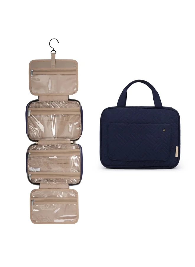 BAGSMART BAGSMART Blue The Space Saver Bonchemin Hanging Toiletry Bag