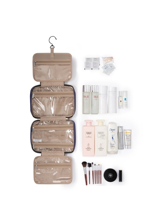 باج سمارت حقيبة أدوات الزينة المعلقة من باج سمارت بلون أزرق لتوفير المساحة - Image 5