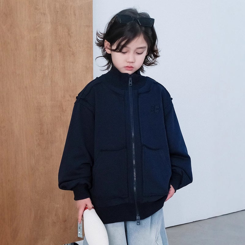 Boys' Jacket, Style, 2026 New Model, Children'S Spring Knit Top, Big Kids' Spring Clothes, Stylish And Trendy - Image 1