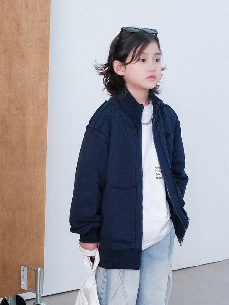 Boys' Jacket, Style, 2026 New Model, Children'S Spring Knit Top, Big Kids' Spring Clothes, Stylish And Trendy - Image 2