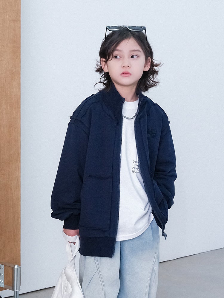 Boys' Jacket, Style, 2026 New Model, Children'S Spring Knit Top, Big Kids' Spring Clothes, Stylish And Trendy - Image 4