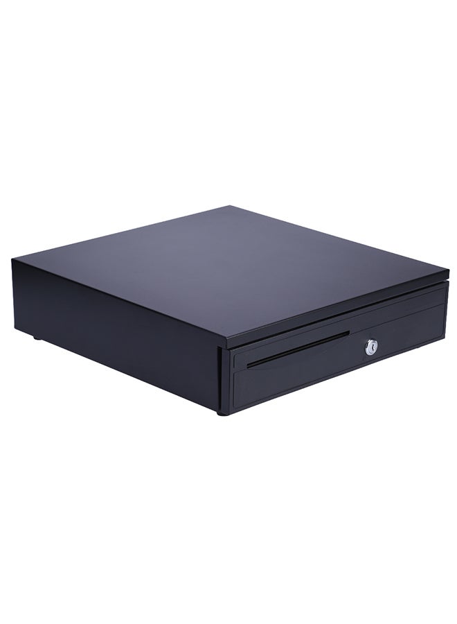 Loquat Cash Drawer Box Works Compatible Epson POS Printers w/5Bill u0026 5Coin Tray Black - Image 2