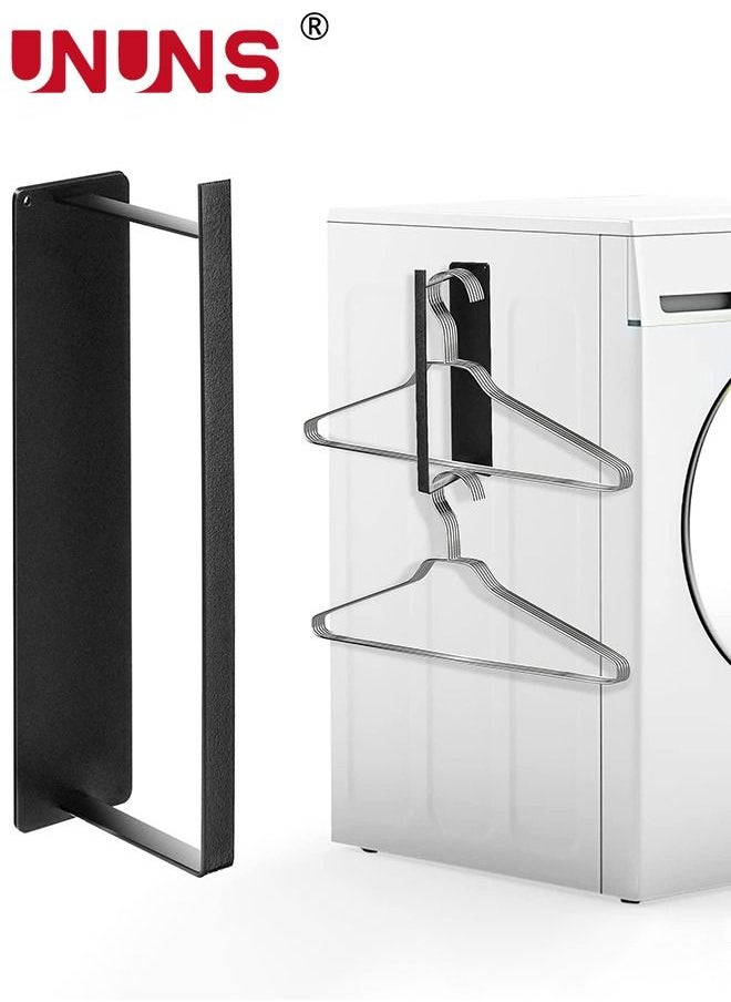 UNUNS - Magnetic Hanger Organizer,Hanger Holder Rack,Hanger Storage Stacker Holds Up 40 Metal Coat Hanger,Clothes Pants HangerStacker,Closet Organizer Stand For Laundry Room,Kitchen,Bedroom-Black - Image 1