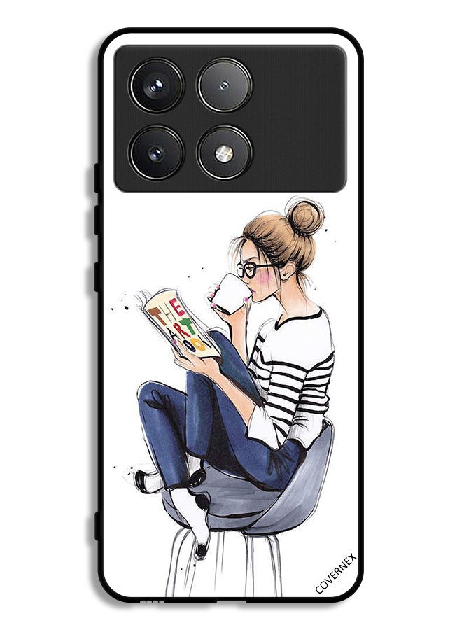 Covernex Xiaomi Poco F6 Pro Protective Case Cover Reading The Art Book - Image 1