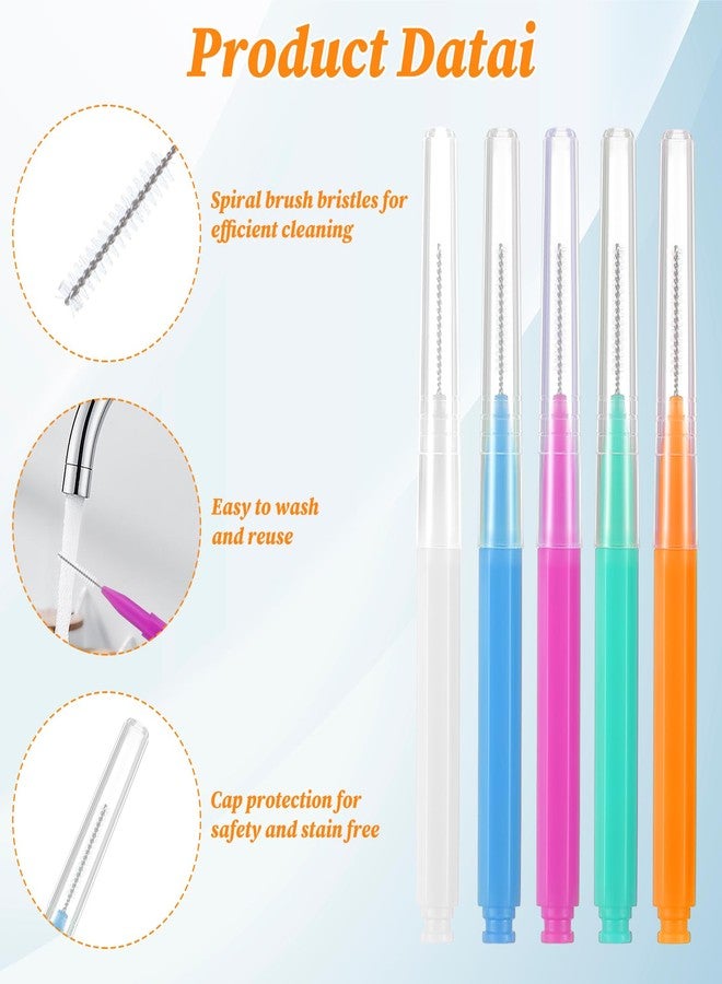 Quilax 40 Pcs Shower Head Cleaner Tool Set, 30 Pcs Shower Head Cleaning Brush, and 10 Unclogging Pins with Storage Boxes, Cleaner Picks for Small Hole Anti-Clogging Nozzle Household Bathroom Kitchen - Image 3