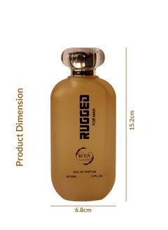 ROSY PERFUMES RUGGED Perfume for Men - 100ML | 24-Hour Long-Lasting Fragrance | Natural Infusion | Ideal Gift for Men  - Image 2