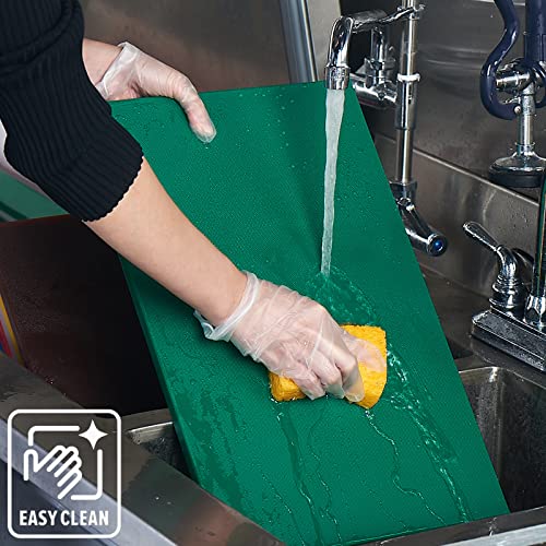 CURTA Cutting Boards for Kitchen, 20" x 14" x 0.5" Green Color Coded Plastic Chopping Board with Anti Slip Surface Dishwasher Safe - Image 5