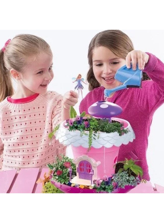 DIY Boys And Girls Flower Toys Magic Spray Garden Planting Set Children's Play-Color:BK1801 (with Light Music) Girl - Image 3