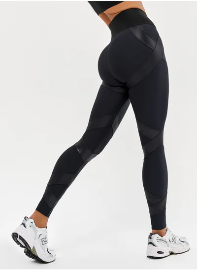 بونا فيدي Bona Fide Premium Quality Leggings for Women with Unique Design and Push Up - High Waisted Tummy Control Legging