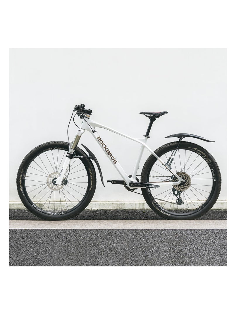 Excefore Bike Fender, Universal Adjustable Bike mud Guard, Mountain Bike Fender, Against Splashing Water & Dirt, for 26"/27.5"/29" Mountain Bike Universal Front Rear Mud Guards  - Image 5