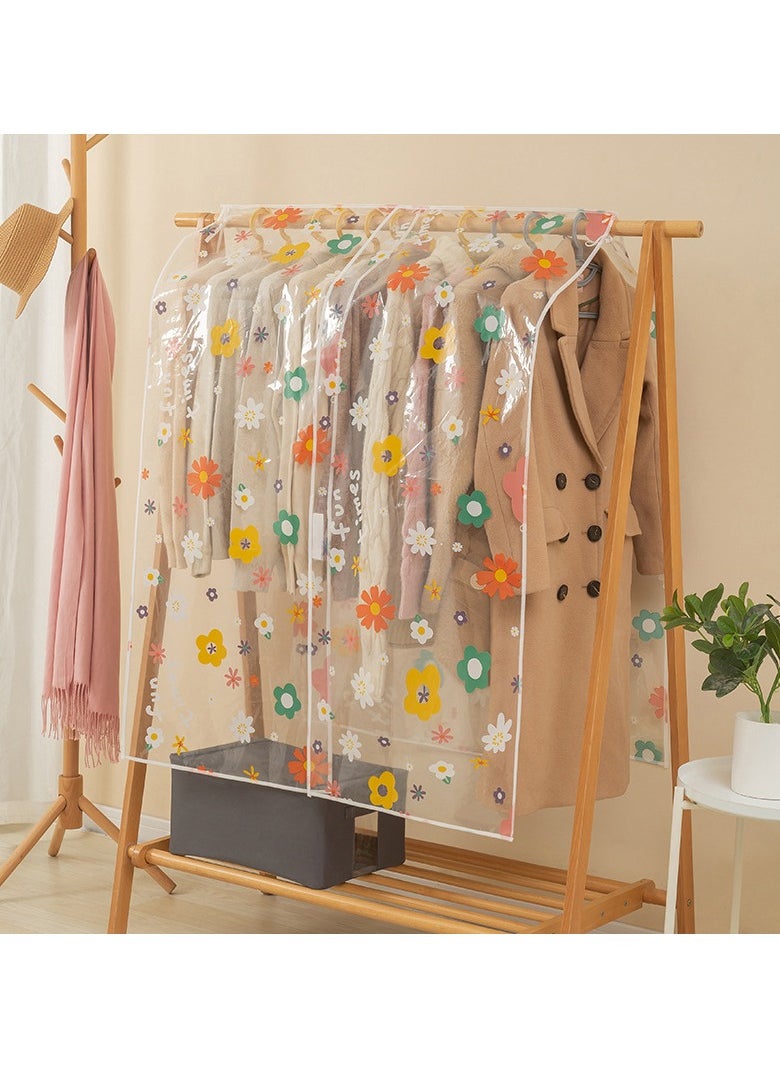 EBMINI New Enlarged Thickened Printed PEVA Storage Clothing Dust Cover 