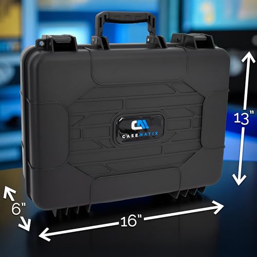 CASEMATIX Hard Case Compatible with Meta Quest 3S, Quest 3, Quest 2, Oculus Quest – VR Headset & Accessories Storage Case with Customizable Foam Protection - Image 3