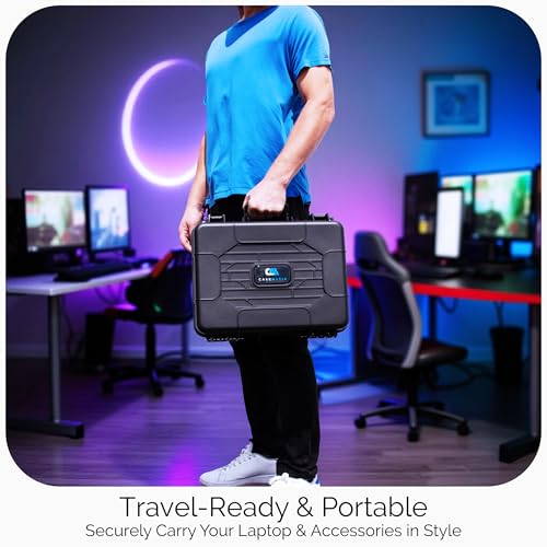 CASEMATIX Hard Case Compatible with Meta Quest 3S, Quest 3, Quest 2, Oculus Quest – VR Headset & Accessories Storage Case with Customizable Foam Protection - Image 5