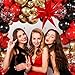 LANGASQUE Red and Black Gold Balloon Garland Arch Kit 140Pcs Red Black Metallic Gold Confetti Balloons With Stars for Birthday Wedding Birdal Shower Anniversary Graduation Casino Party Decorations - Image 4