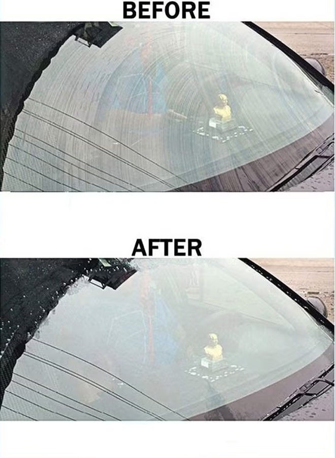 واي جيه أقراص غسيل الزجاج الأمامي للسيارة المكونة من 50 قطعة ، أقراص نظيفة مركزة لسائل ممسحة زجاج السيارة ، تزيل بقع الزجاج - Image 4