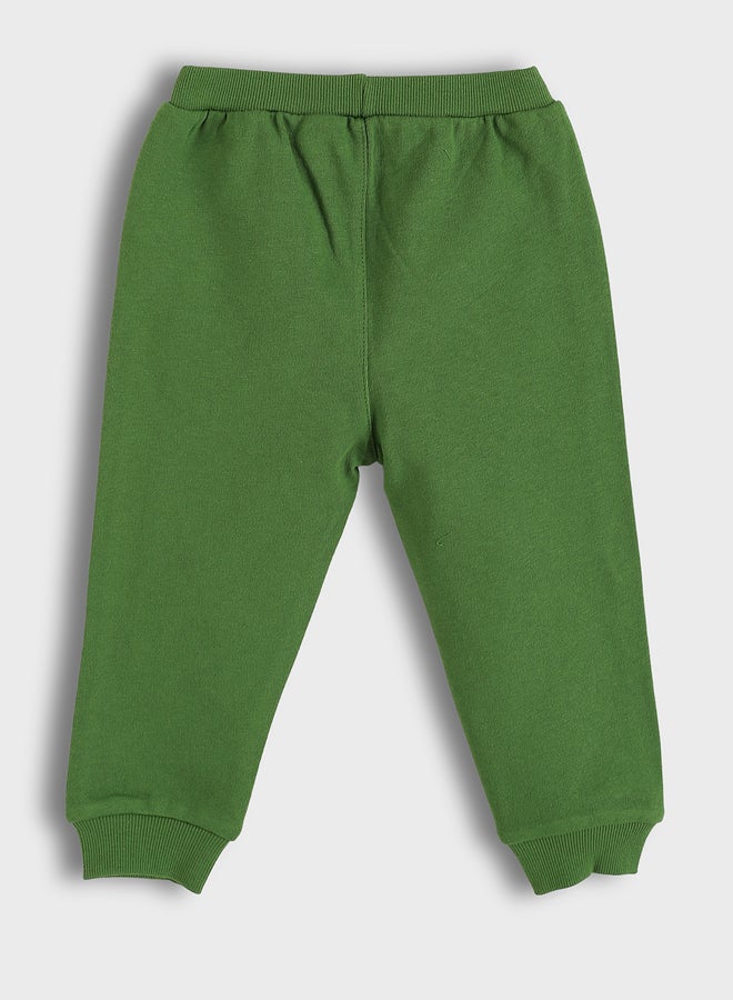 LC WAIKIKI Crew Neck Lion King Printed Baby Boys' Sweatshirt and Pants 2 Pack Set - Image 5