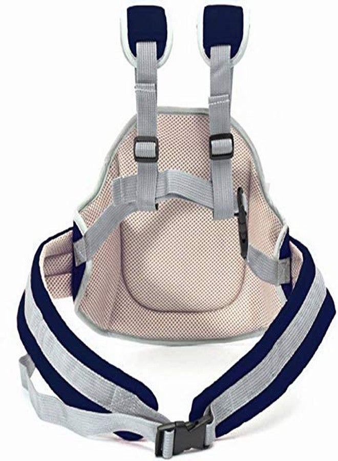 Ineffable Children Motorcycle Safety Harness - Child Ride Strap - Kids Vehicle Adjustable Safety Harness Strap for Two Wheeler Bike Snowmobile Horseback Riding Travel with Padded Strap (Dark Blue) - Image 5