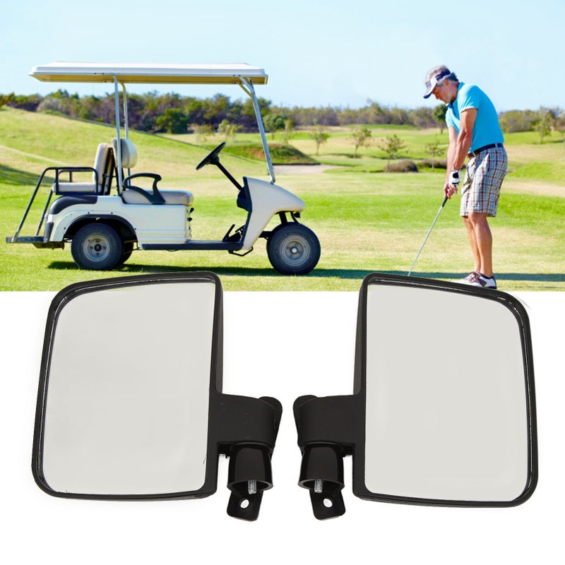 مرايا عربة جولف حزمتان مرآة ظهر الجانب مرآة عكسية عربة جولف لـ Club Car ولـ EZGO - Image 5