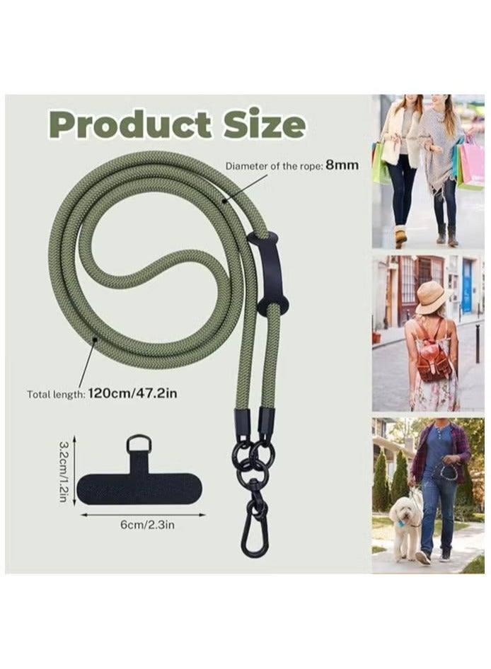120cm Cell Phone Lanyard, Crossbody Rope, Around the Neck Wrist Strap for Most Smartphone Case, Headset Keychain, Offices - Image 3