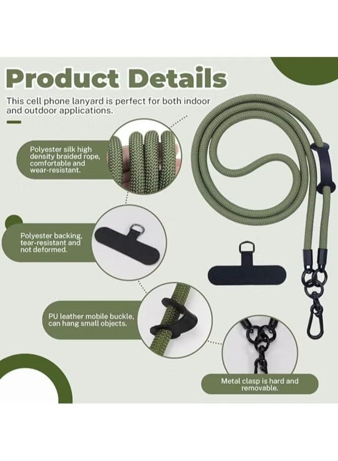 120cm Cell Phone Lanyard, Crossbody Rope, Around the Neck Wrist Strap for Most Smartphone Case, Headset Keychain, Offices - Image 5