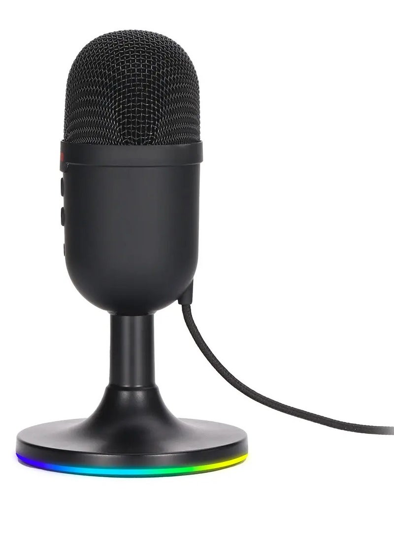 MARVO Wired Gaming Microphone with RGB Backlight - Professional 3D Stereo Live Sound  - Image 3