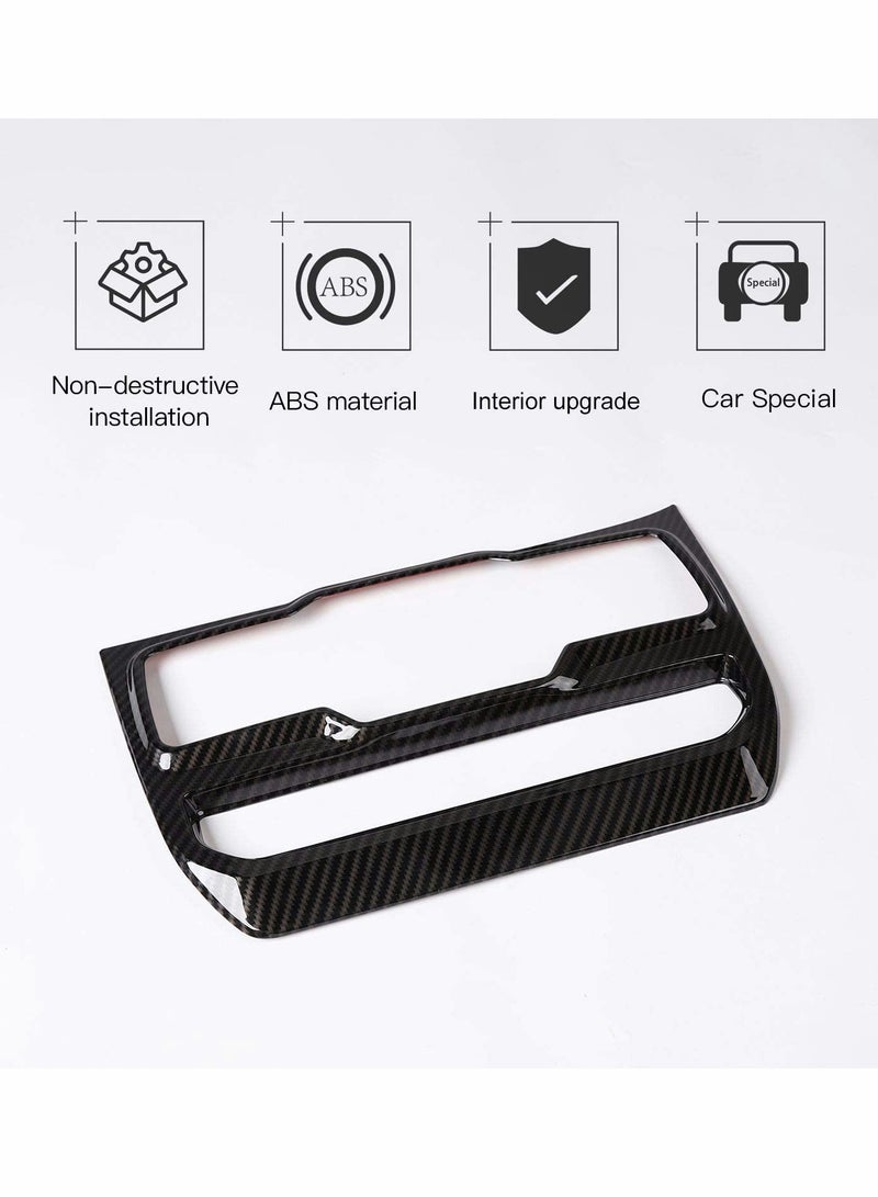 SYOSI Window Control Panel Trim Cover, Interior Decoration Accessories, for 2018-2021 Jeep Wrangler JL JLU, Carbon Fiber Texture  - Image 4