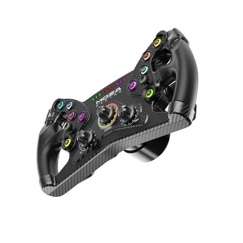 MOZA KS Steering Wheel 300mm Butterfly Style GT Racing Wheel, Fully Customizable Sim Racing Gaming Simulator, Compatible with 3rd-Party Bases via Hub - Image 5