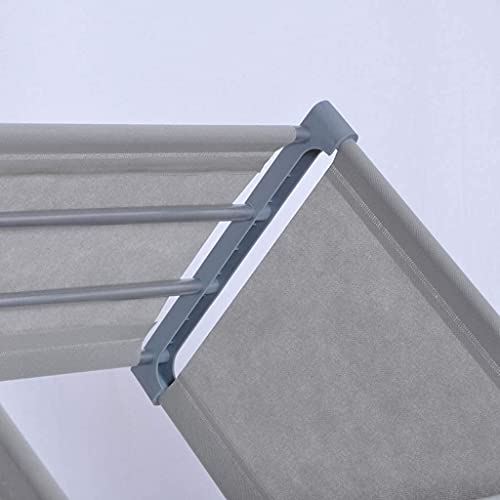 Snazzy 5 Tier Multipurpose Foldable Metal Open Bookshelf, Bookcase, Bookrack, Storage Rack for Home Office Library(Pink Cherry - Image 5