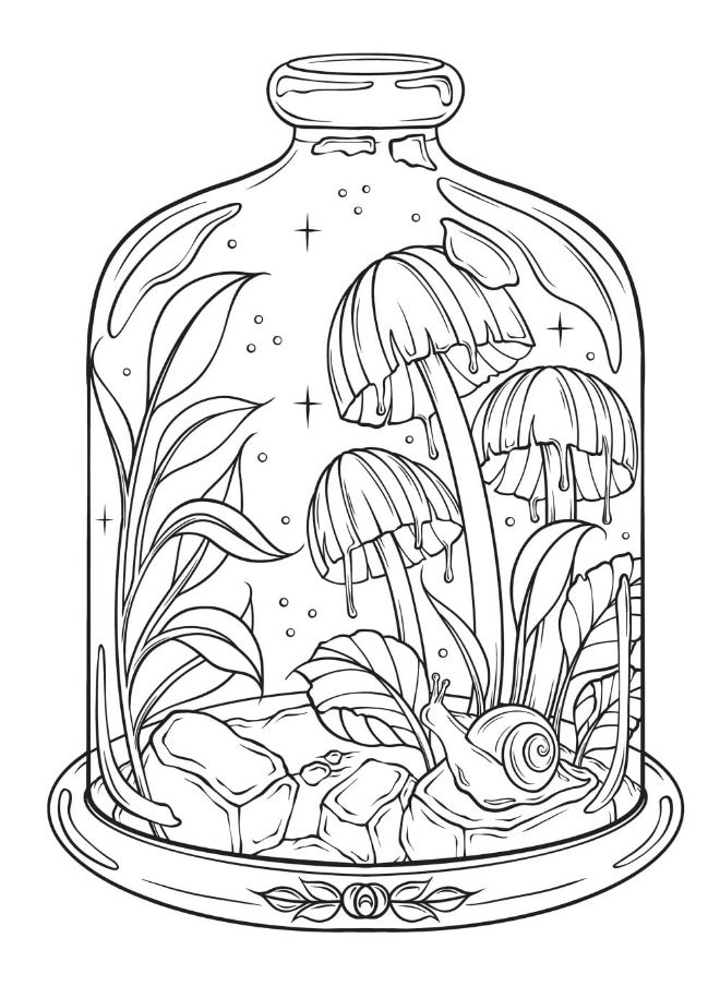 Dover Creative Haven The Art of Mushrooms Coloring Book - pzsku/Z11C5174B603F2DFEE4C7Z/45/_/1737873640/8a4bd5d9-4541-4a05-92c0-b89715dbb408