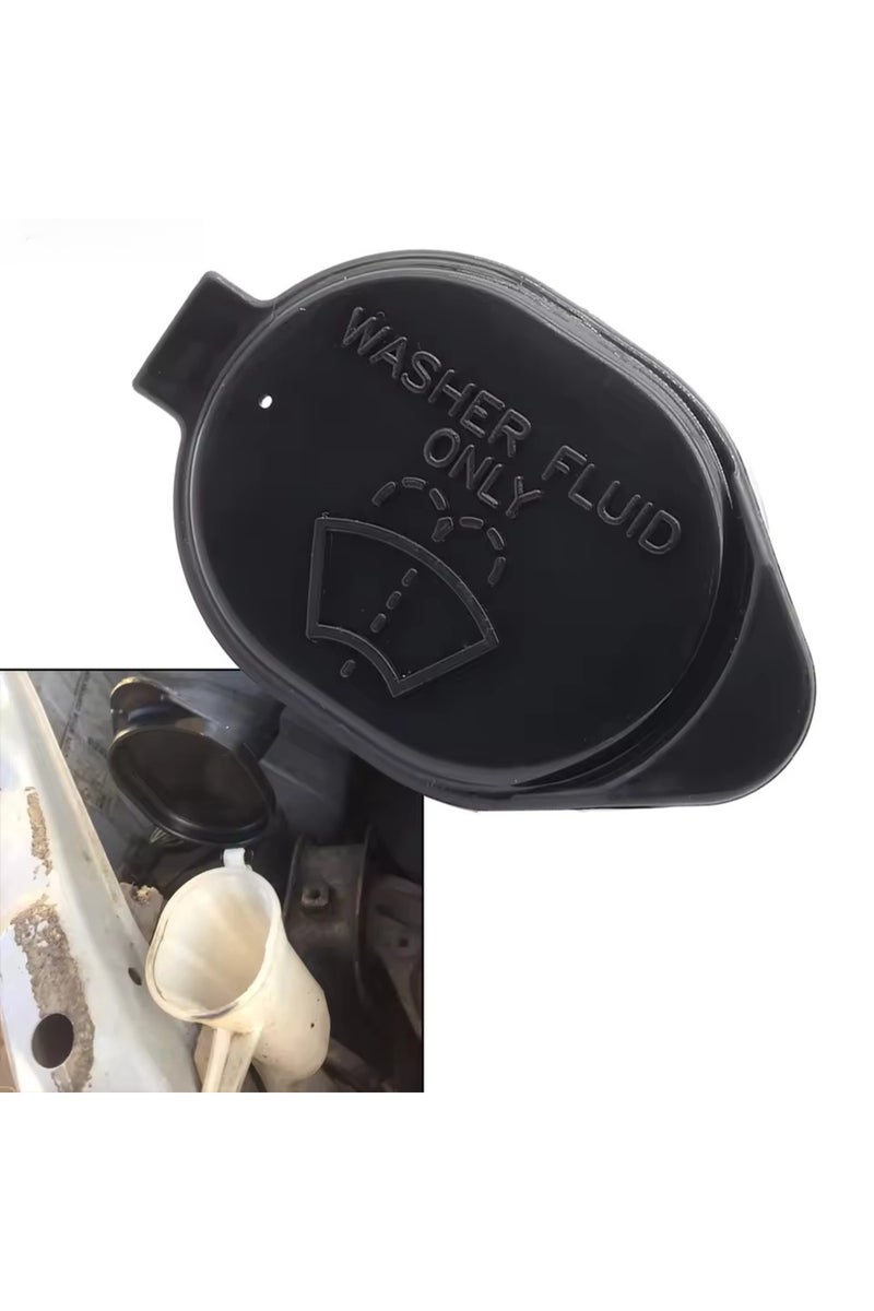 إيروريكس غطاء بلاستيكي أسود لخزان سائل غسيل الزجاج الأمامي لسيارات تويوتا يارس، راف 4، إيكو، أغطية محكمة الإغلاق... - Image 1