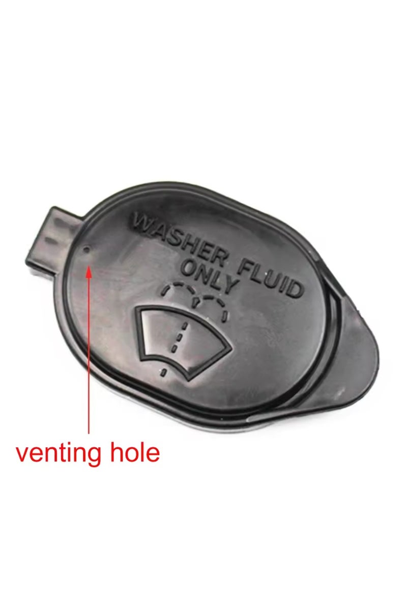 إيروريكس غطاء بلاستيكي أسود لخزان سائل غسيل الزجاج الأمامي لسيارات تويوتا يارس، راف 4، إيكو، أغطية محكمة الإغلاق... - Image 4