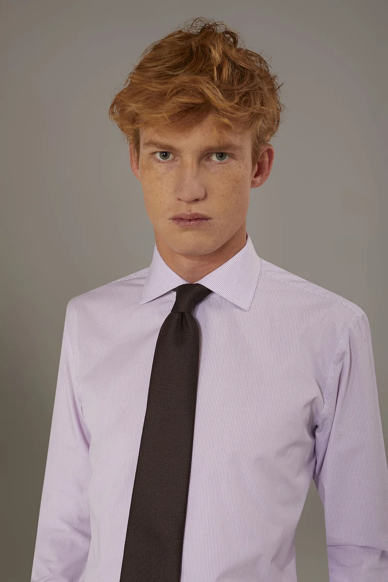 دوبل غانغر Classic shirt - White/Rose
