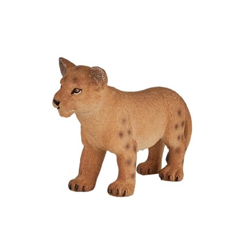 MOJO Lion Cub Standing Realistic International Wildlife Hand Painted Toy Figurine - Image 2