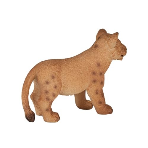 MOJO Lion Cub Standing Realistic International Wildlife Hand Painted Toy Figurine - Image 3