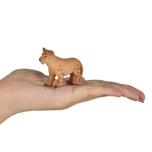 MOJO Lion Cub Standing Realistic International Wildlife Hand Painted Toy Figurine - Image 4