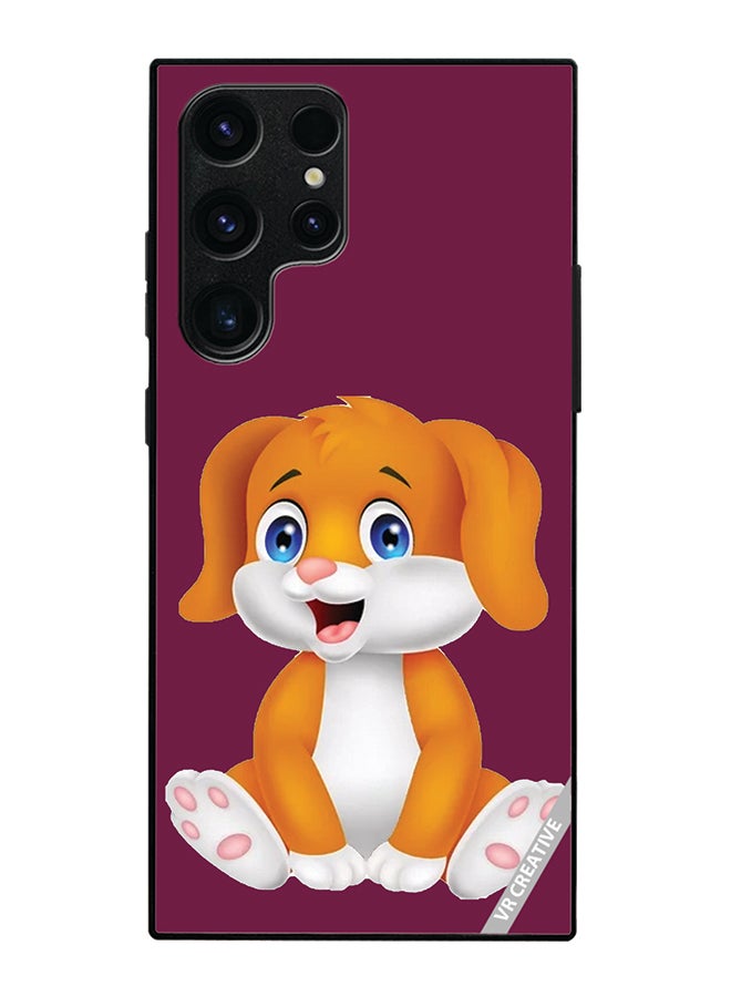 Protective Case Cover For Samsung Galaxy S25 Ultra Dog Design Multicolour