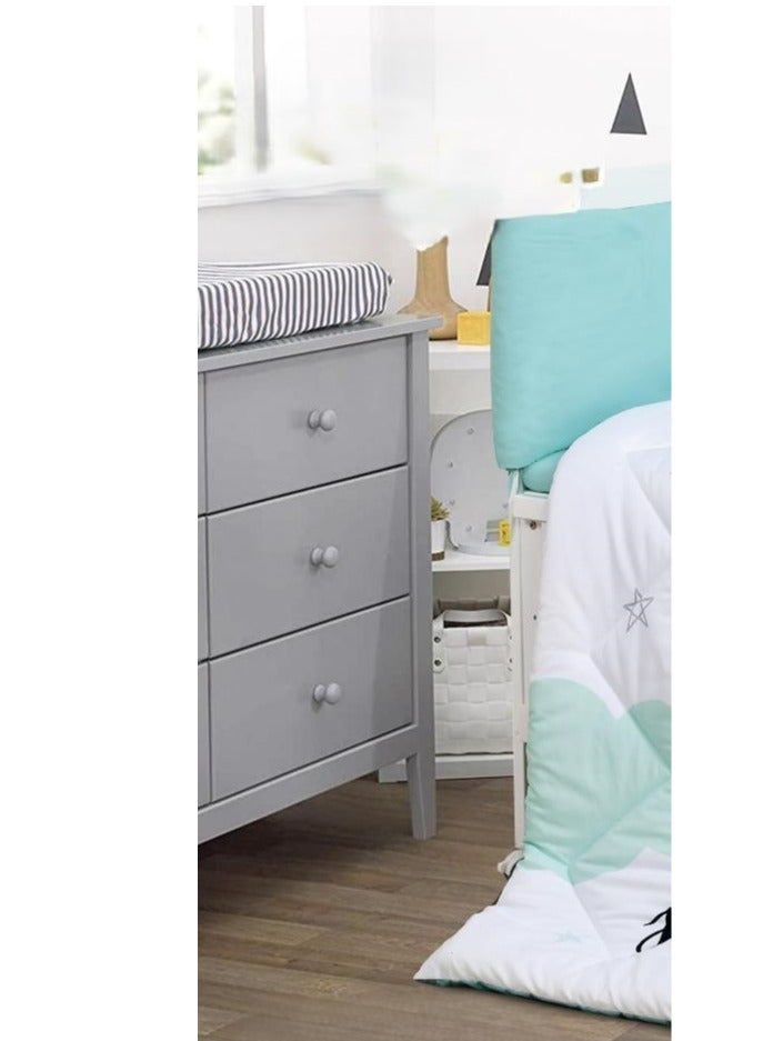 هورس مفرش سرير حواجز سرير اطفال 5 قطع صيفي ليمنح طفلك الراحة من المايكروفايبر ، 5 قطع مقاس اللحاف 132x104سم - Image 2