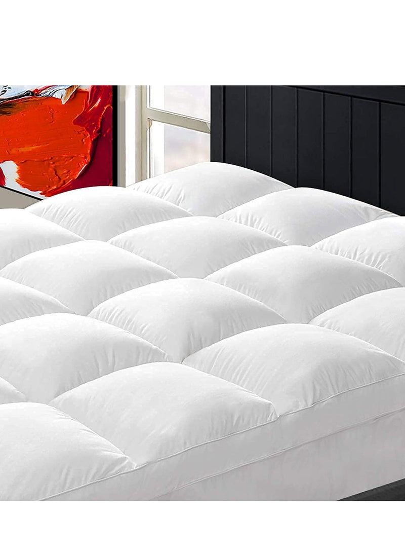 Crown 14-Cm Mattress Topper  Extra Thick And Ultra Plush And Super Soft Available In All Size  - Image 3