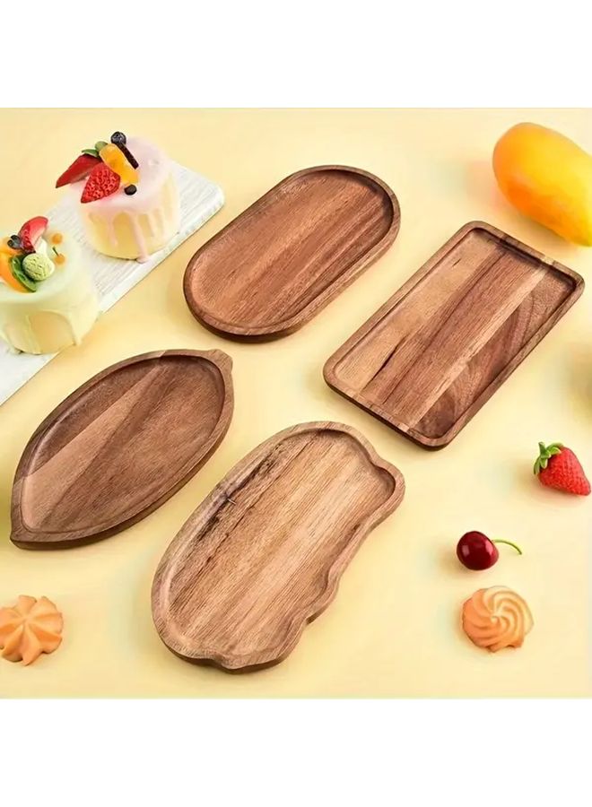 Fine Extension Japanese Rectangular Wooden Sushi Plates For Home And Restaurant Dining - Image 1