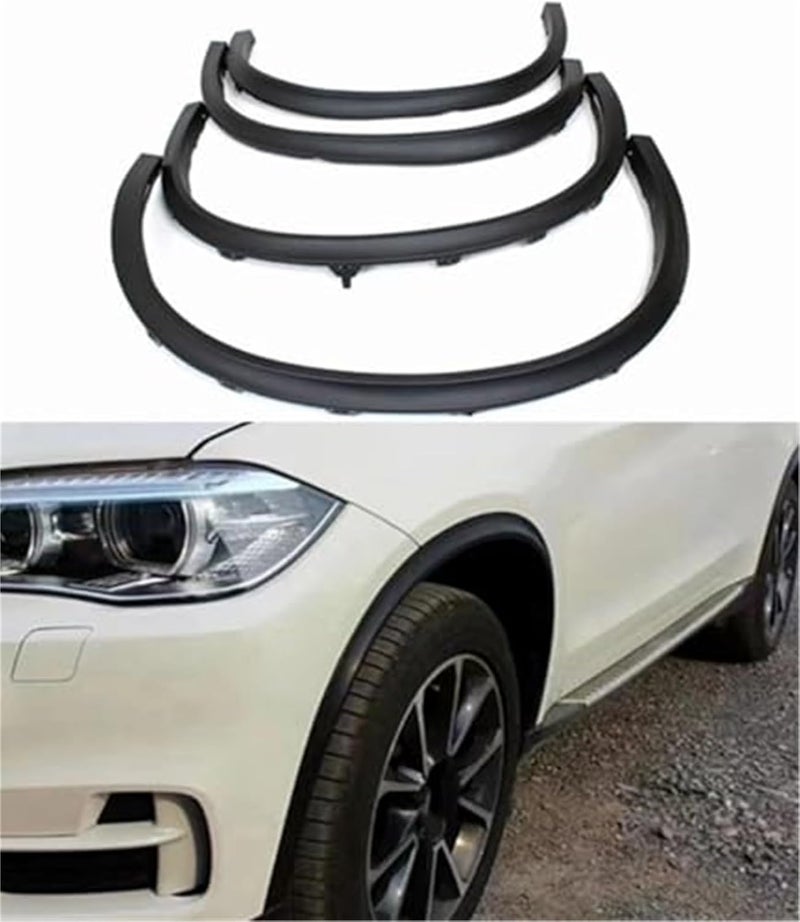 Yurefax Black Wide Body Wheel Arch Trim for BMW E70 X5 - Image 4
