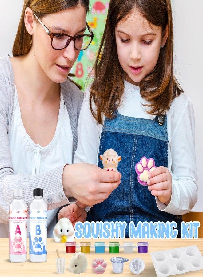 Limino Liquid Silicone for Taba Squishy Kit - 7oz 1:1 AB Ratio Mixed Super Soft Silicone Rubber for Squishy Maker, Perfect DIY Stress Relief Gift Making Kit for Taba Squishy, Taba Bear, Flocking Cat's Paw - Image 4
