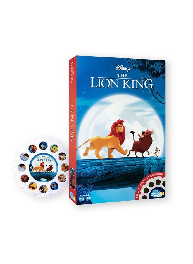 مونليت بكرات قصصية لجهاز عرض المصباح اليدوي للأطفال الصغار | قصة الأسد الملك الكلاسيكية | حزمة بكرات فردية من القصص للأطفال بعمر 12 شهرًا وما فوق - Image 1