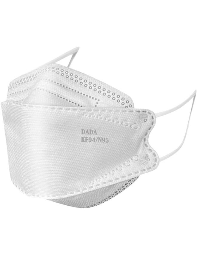 Dada Pack Of 10 KF94 Disposable Particulate Respiratory Face Mask for Adults White - Image 1