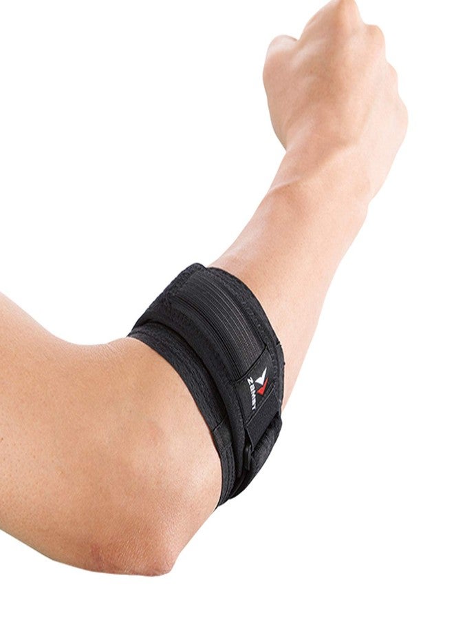 Zamst Elbow Band - Sports Elbow Brace with Pressure Pad, Arm Wrap for Elbow Pain Relief, Tennis Elbow Brace for Men and Women, Golfers Elbow Brace for Men and Women - Large - Image 1