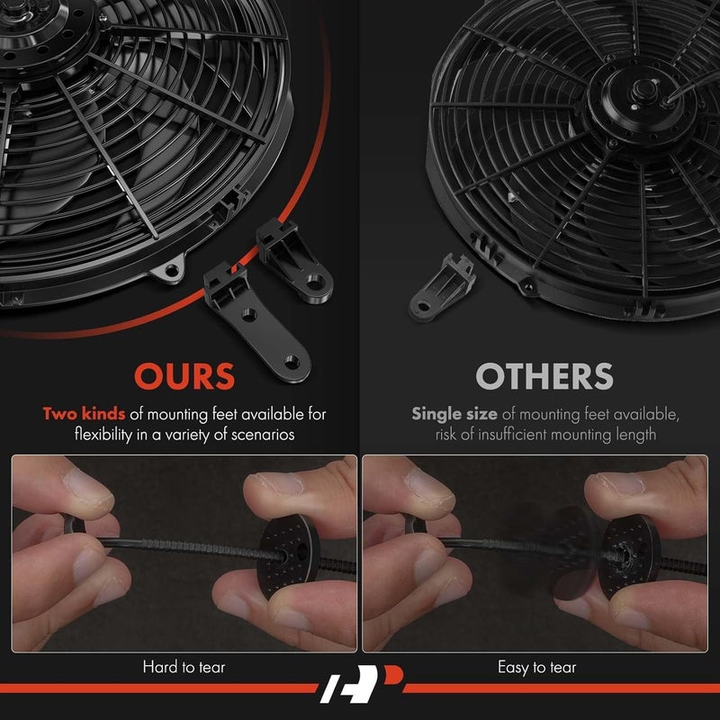 A-Premium 16 Inch Electric Radiator Cooling Fan Assembly - Image 5